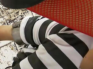 Babes in Uniform Scene 3 Busty Brunette Tammie Lee Fucks Her Pussy with a Dildo in Her Cell