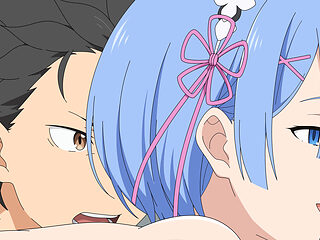 Rezero Rem Big Ass Cowgirl Riding Uncensored Hentai