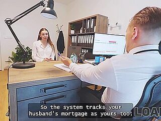 Hot Customer Wanted To Get A Loan, But Got Fanal Sexed Eventually. Sexy Sex With Arina Shy