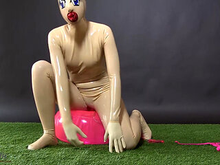 Living Rubberdoll with Silicone Mask