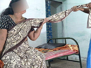 While My Stepmother Was Drinking Water, I Went There, Pulled Her Saree, and Had Sex with Her.