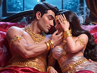 Steamy Cartoon Romance - Prince & Seductive Princess Intimate Compilation