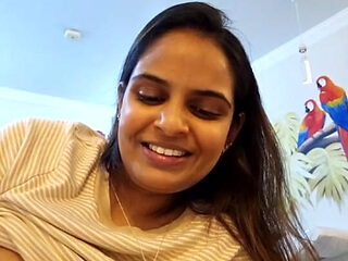 Indian Wife and Husband Romance with Pregnant in Interview