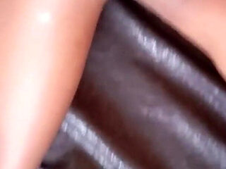 African Teen Riding Nicely