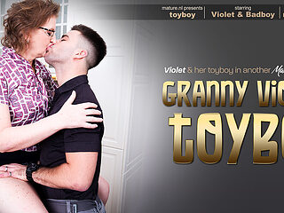 This Bad Boy Is Fucking Horny Shaved Granny Violet C. In Her Own House