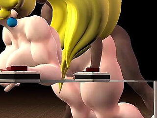 Bowsette Doggy Position in the Castle