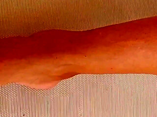 Amateur Blonde Wife Enjoys Footjob