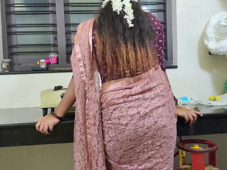 Saree Hip Press Navel Romance