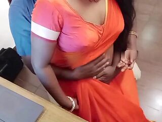 Horny housewife Luxmi Wife gets pounded by her boss in the office cabin