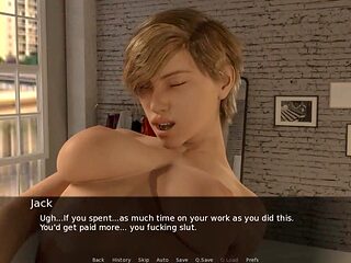 Insatiable boss gets down and dirty with his employee in episode one