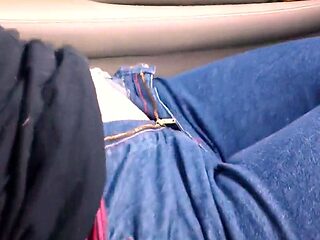 Car Fun in Sexy Lingerie