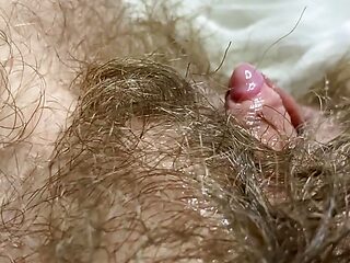 Huge erected clitoris fucking vagina deep inside big orgasm