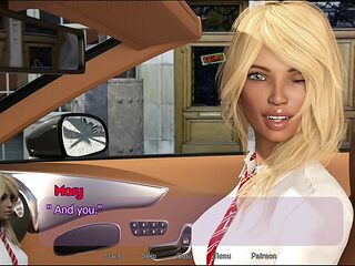 Life with Mary - the big booty blonde teen in a visual novel adventure