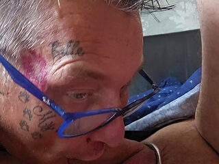 SUCKING THE LIFE OUT OF THE HUGE DICK