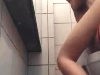 Fucking a Co-worker in the Bathroom