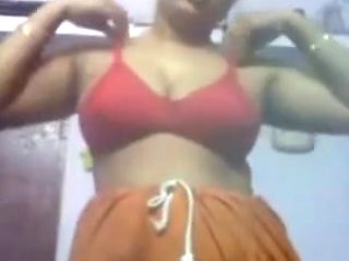 Indian aunty dress change selfie, nude body shown for her bf