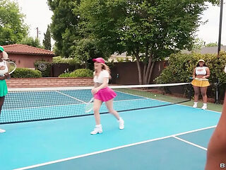 Big Booty Threesome with Anna Claire Clouds, Jayla Page & Baby Gemini - Big Tits and Cumshot