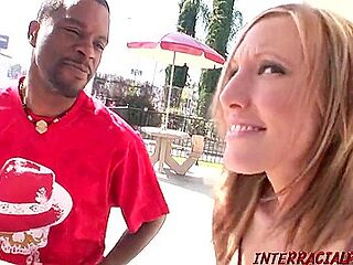 Sexy Teen 18+ Girl Gets First Monster Black Cock