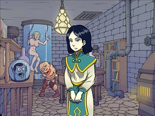 Old, old hunter, cartoon