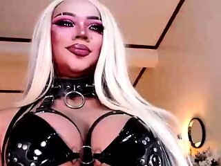 Wet tattooed raven babe Sahron with big boobs masturbates