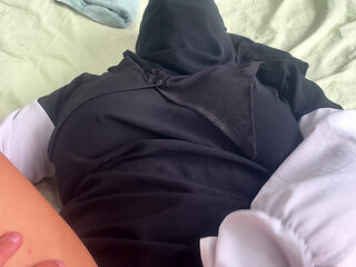 Oh my God, my father's wife-in-law was lying there naked, and she was thrown into her vulva.