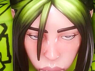 Fortnite Billie Sloppy Blowjob POV 3D Animation
