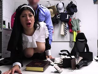 Horny Gets Punished For Shoplifting - Cami Strella