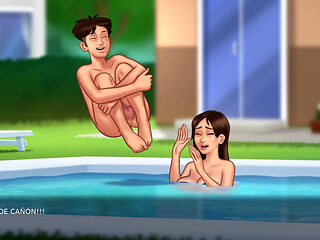 Sex in the pool with my perverted beloved