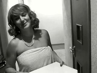 Pizza delivery dude brought pizza His faced by bare parlour proprietor beautiful ash-blonde COUGAR g-string-less and boulder-holder. From the rear-fashion in Douche Bum Dame Meaty bootie mature Cougar Inborn Knockers Fur covered Coochie POINT OF VIEW My W