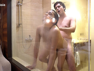 Teen Girl 18 Plus Having Romantic Sex in Bathroom