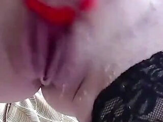 Lovely Russian MILF Shows Her Amazing Pussy Lips