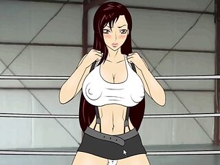 Combat nude, boxing game, hentai wrestling