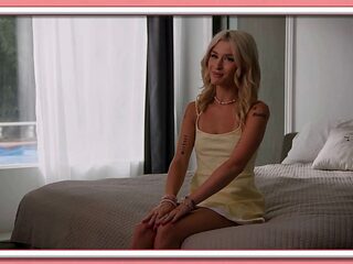 Petite blonde babe Emma Rosie gets rode by cool bleach blonde Chad Alva