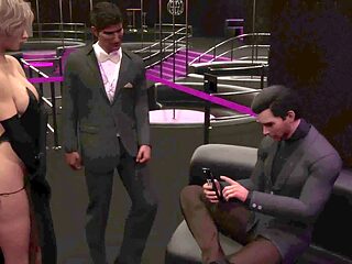 Cuckold girlfriend gets naughty with two guys while her boyfriend waits outside