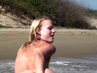 Teeny Squirts Into the Sea