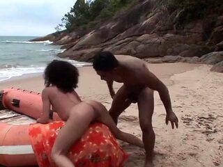 Beautiful and hot brunette with a big tail moaning and cumming, giving her pussy and very tasty spit: Porn