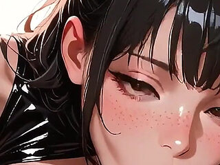 Cute Girl Sloppy Blowjob Anime Hentai
