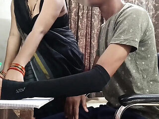 Desi Teacher Loses Control in Hardcore Home Lesson with Student