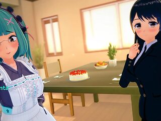 Enjoying Mirai's adorable cootchie - my hentai fantasy