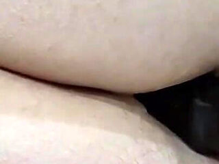 Sex Machine Going in so Deep and I Cover It in My White Pussy Cream