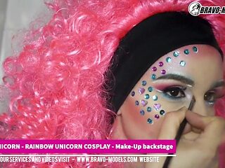 Adelle Unicorn and Adelle's babe clip by Bravo Models