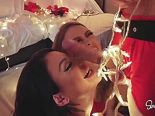 Xxx Christmas 3some Orgy!! Jill Kassidy, Kissa Sins, Johnny Sins Chopper In A Box!