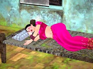 Indian Desi Sasur's Mate Pounded Buxom Phat Udders Bhabhi Rock-hard