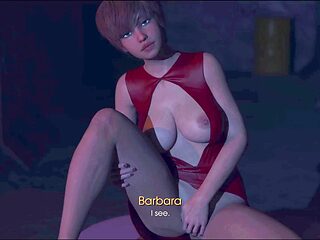 Hot visuals in an adult game featuring big ass and big boobs