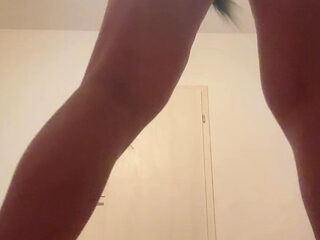 Silhouette Seduction - Shadows on My Curves in White Lingerie