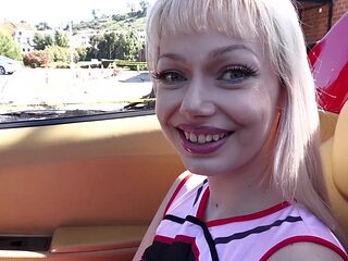 Big-titted cheerleader Jessica Starling gets her asshole rimmed