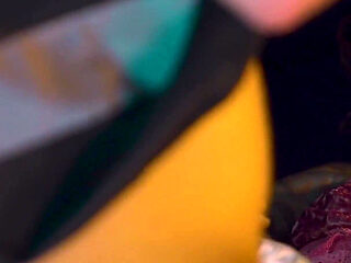 Bwc Security Caught a Tattooed Girl Fucking Her Pussy so Good so He Fuck Her Anal