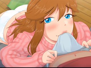 Marisa wants to give Amanda a handjob and share some kisses during her visit