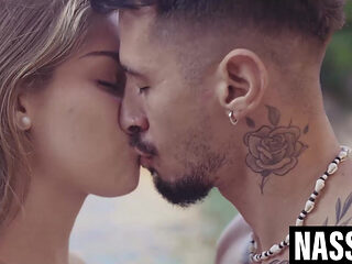 NASSTYX Lusty Babe Ambar Lapiedra Having An Outdoor Beach Fuck