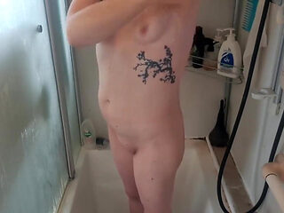 The Power of a Hot Shower. Just Love Feeling the Warm Water on My Clit, Spreading My Pussy Lips
